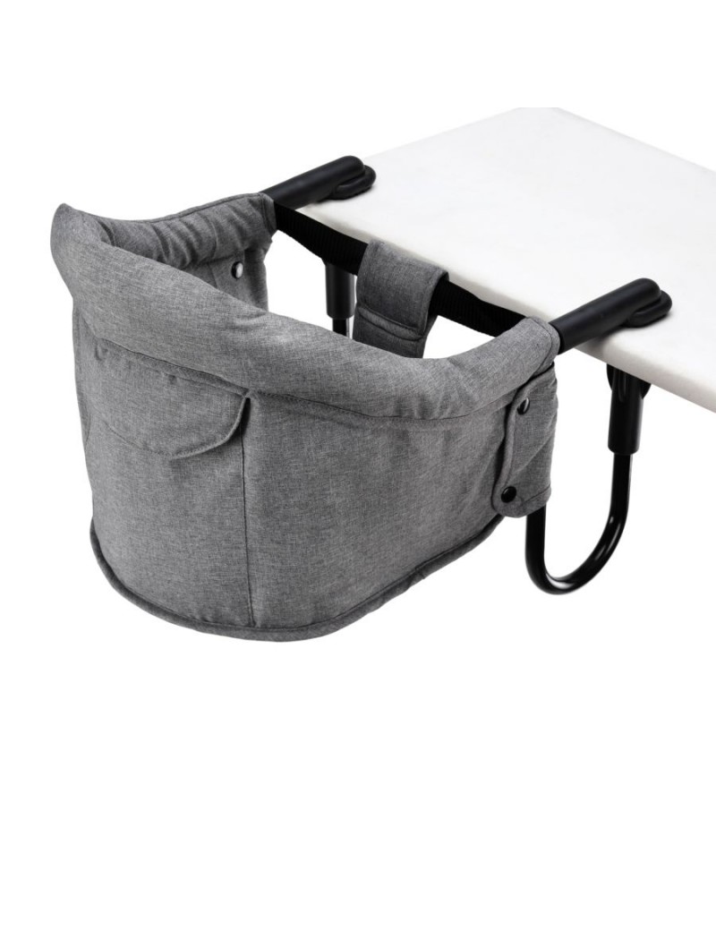 Siege De Table En Lin Gris