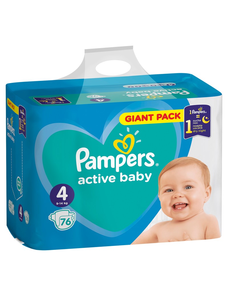 Pampers Maxi Taille 4 76pces