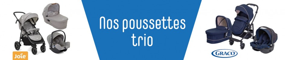 Poussette trio